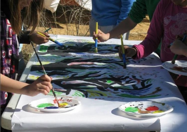  Pintura nos jardins 
